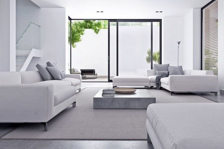 Mẫu thiết kế nội thất đẹp với phong cách tối giản.