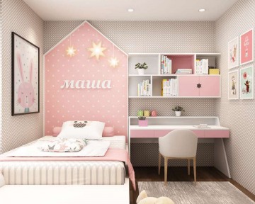 Thiết kế nội thất căn hộ 2 phòng ngủ đơn giản mà tinh tế