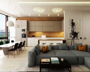 thi công nội thất căn hộ DreamHome Gò vấp-Anh An