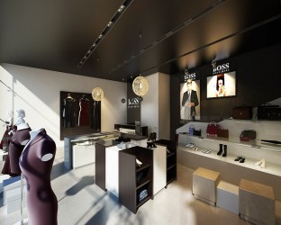 thi công shop nữ q7