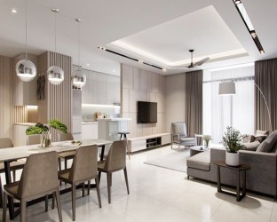 thi công nội thất Căn hộ Riviera Point Q7- Anh Hưng