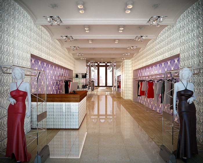 thi công shop thời trang nữ